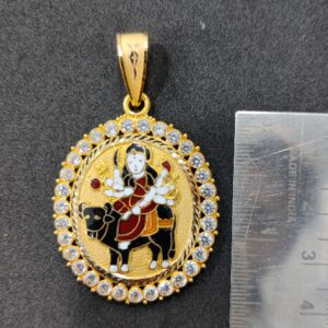 916 Gold Fancy Gent's Verai Maa Pendant