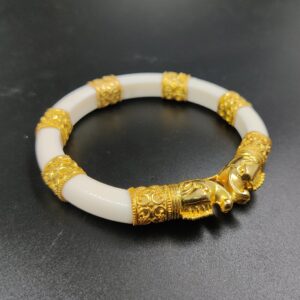 916 Gold Fancy Gent's Kada