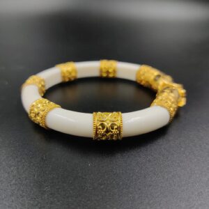 916 Gold Fancy Gent's Kada