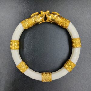 916 Gold Fancy Gent's Kada