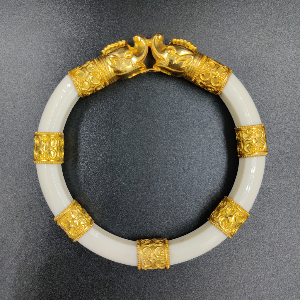 916 Gold Fancy Gent's Kada