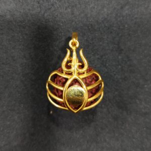 916 Gold Fancy Gent's Rudraksh Pendant