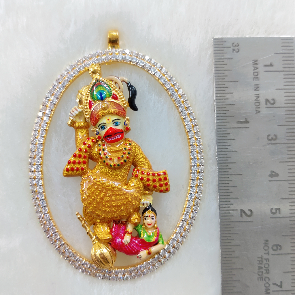 916 gold lod kastbhanjan pendant - Image 2