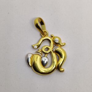 916 Gold Fancy Gent's Ganapati Pendant