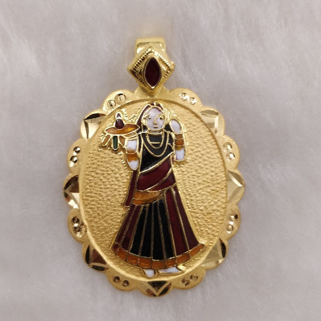 916 Gold Fancy Bhatiyani/Majisa Maa Pendant