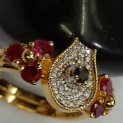 916 Gold Fancy Gent's Ring - Image 2