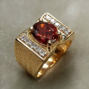 916 Gold Fancy Gent's Ring