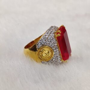 916 Gold Fancy Gent's Ring