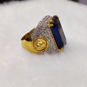 916 Gold Fancy King's Ring