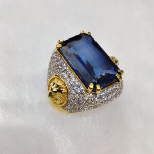 916 Gold Fancy King's Ring