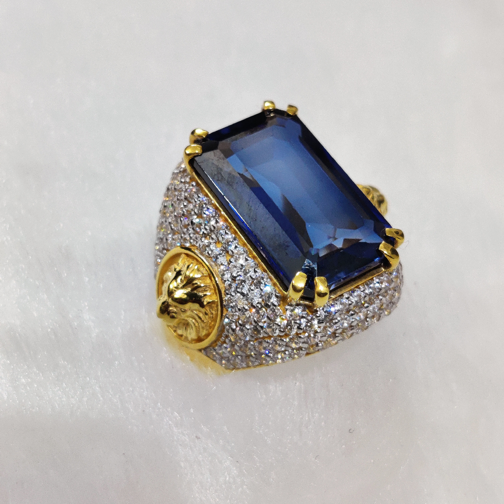916 Gold Fancy King's Ring