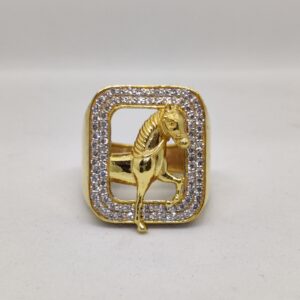 916 Gold Fancy Gent's Ring