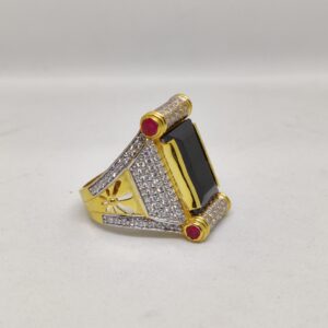 916 gold fancy gent's ring