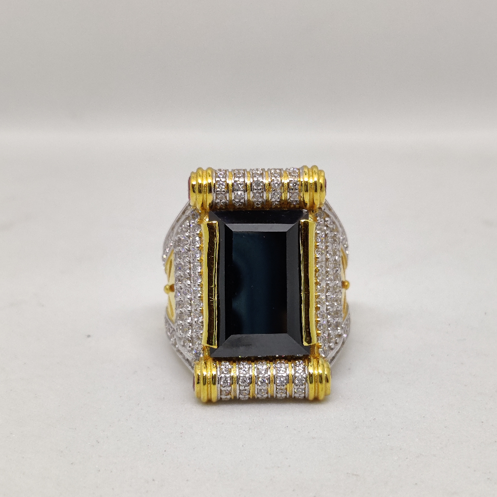 916 gold fancy gent's ring
