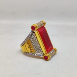 916 Gold Fancy Gent's Ring