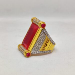 916 Gold Fancy Gent's Ring