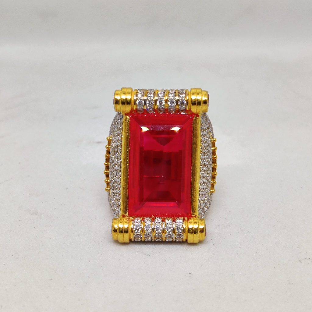 916 Gold Fancy Gent's Ring