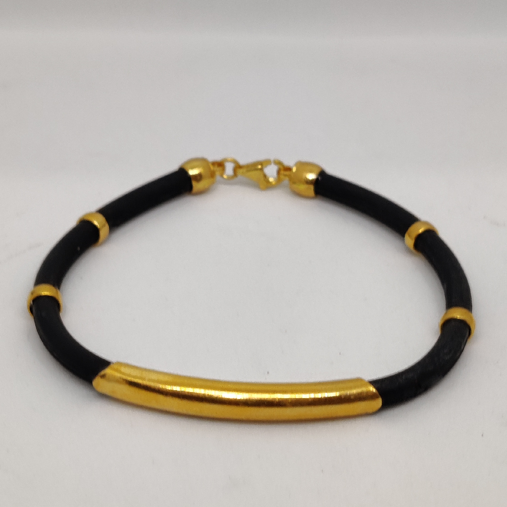 916 Gold Fancy Gent's Bracelet - Image 2