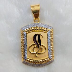 916 Gold Fancy Gent's Goga Maharaj Pendant