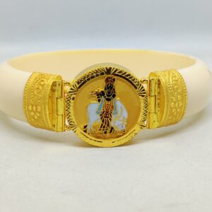 916 Gold Fancy Gent's Kada