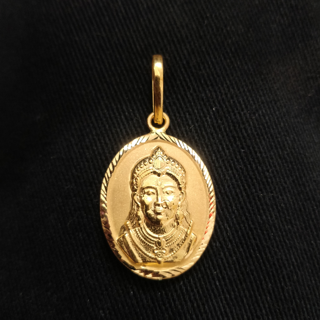 916 Gold Chehar Maa Pendant