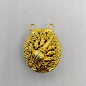 916 Gold Fancy Gent's Rudraksh Pendant
