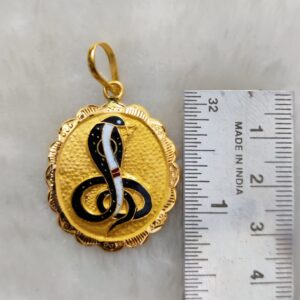 916 gold fancy goga maharaj pendant