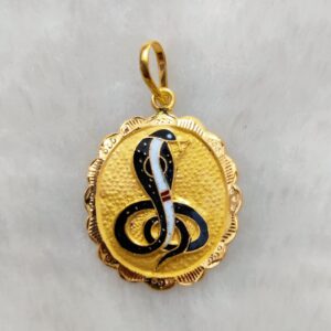 916 gold fancy goga maharaj pendant