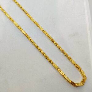 916 Gold Fancy Unisex Handmade Chain