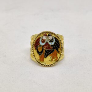 916 Gold Gent's Chamunda Maa Ring