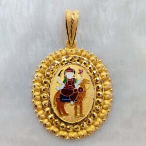 916 Gold Fancy Gent's Dasha Maa Pandal