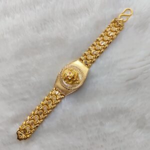 916 Gold Fancy Gent's Lione Face Lucky