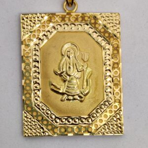 916 gold fancy gent's khodiyar maa pendant