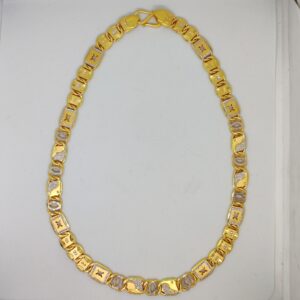 916 Gold Fancy Gent's Solid Style Chain