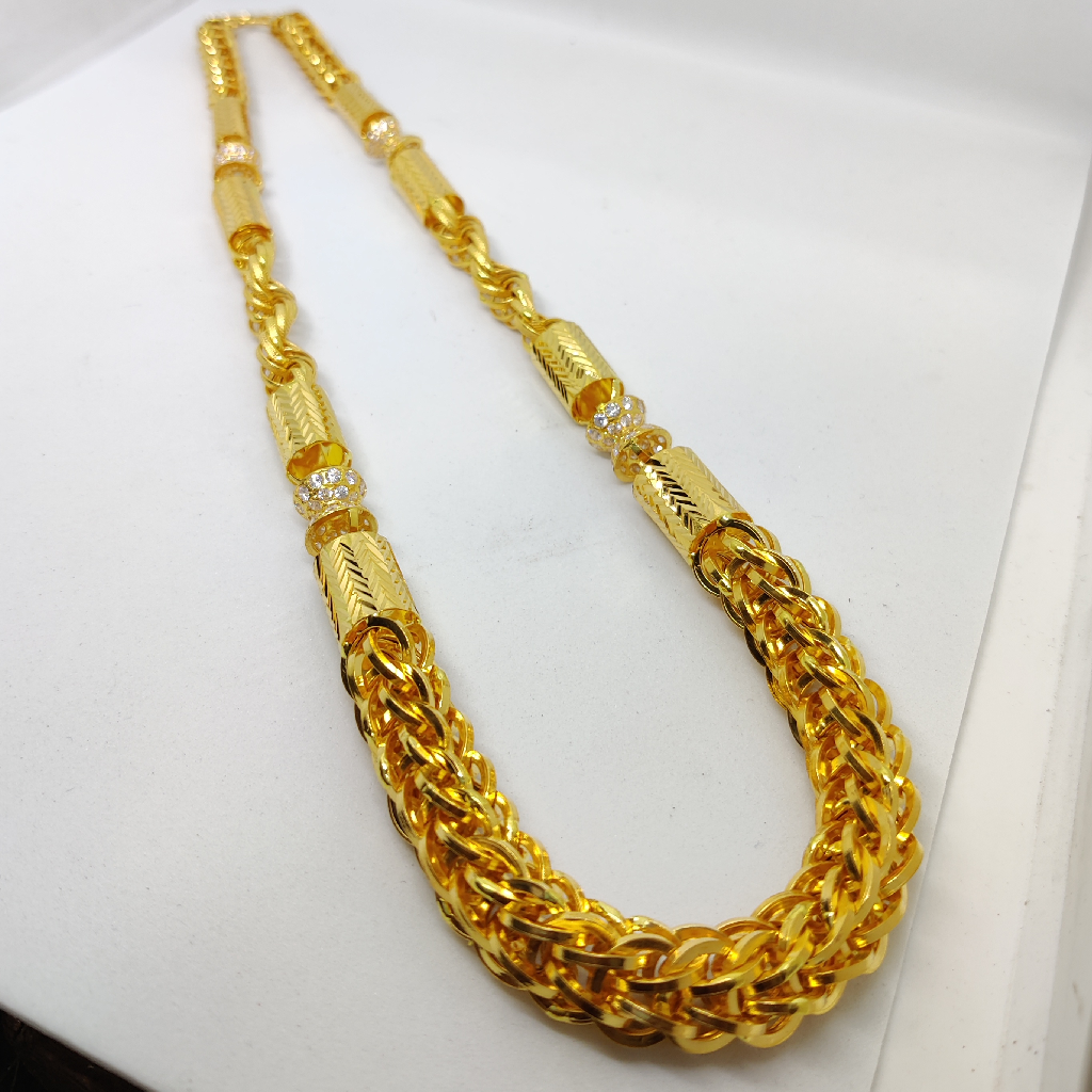 916 Gold Fancy Gent's Chain - Image 4