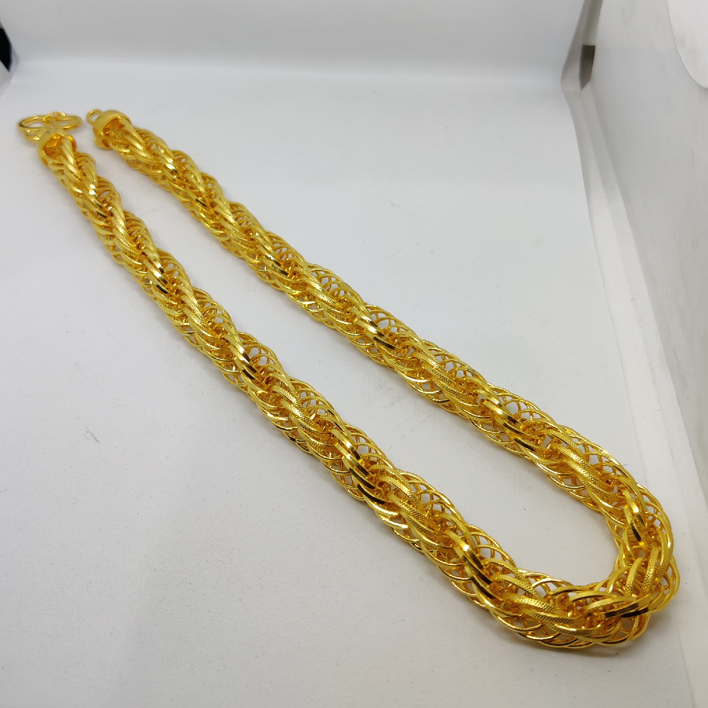 916 Gold Fancy Gent's Bahubali Chain - Image 2