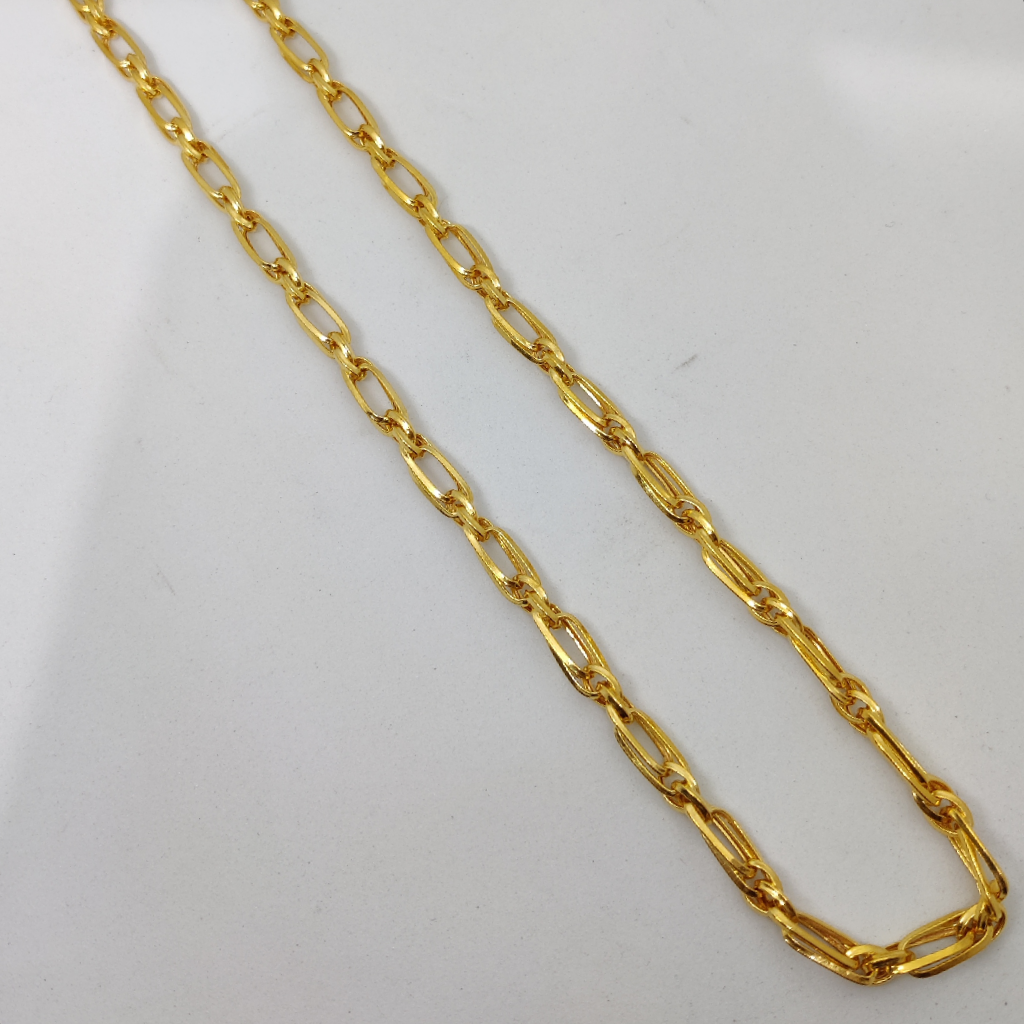 916 Gold Fancy Gent's Indo Italian Chain - Image 2