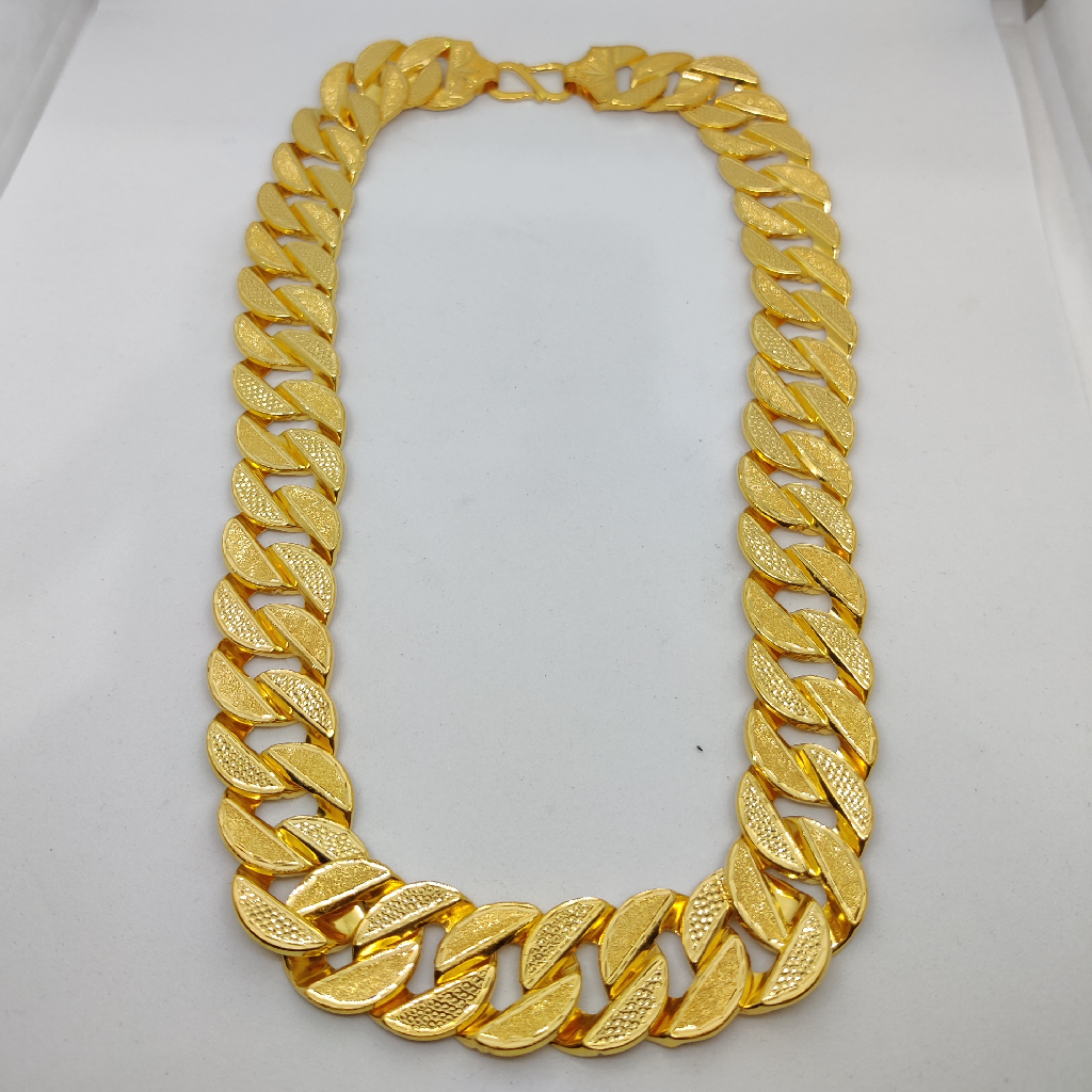 916 Gold Fancy Gent's Singapuri Chain