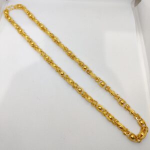916 gold fancy gent's sahajanand swami ring