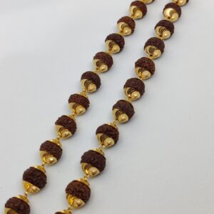916 Gold Fancy Gent's Rudraksh Mala