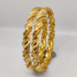 916 Gold Fancy Ladies Bangles