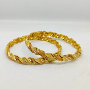 916 Gold Fancy Ladies Bangles