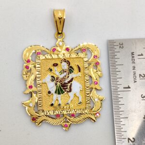 916 Gold Fancy Gent's Gel Maa Pandal