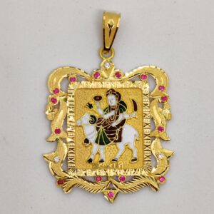 916 Gold Fancy Gent's Gel Maa Pandal