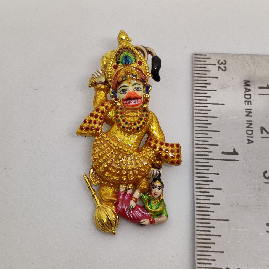916 gold fancy gent's kastbhanjan dev pandant - Image 2