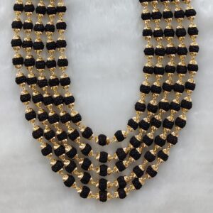 916 Gold Fancy Gent's Rudraksh Mala