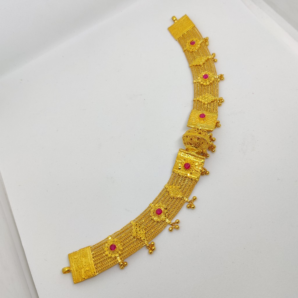 916 gold fancy ladies patipara design