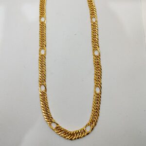 916 Gold Fancy Gent's indo Italian Chain