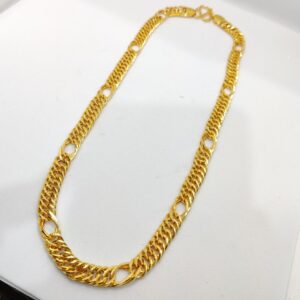 916 Gold Fancy Gent's indo Italian Chain
