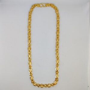 916 Gold Fancy Gent's Info Italian Chain